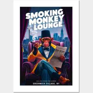 The Smoking Monkey Lounge Posters and Art